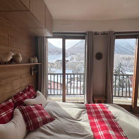 Les Tanieres De Montgenevre - La Marmotte - Duplex 4 P Entierement Renove Avec Vue Magnifique Apartment Exterior photo